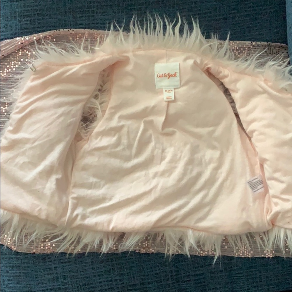 Cat and jack fur faux vest